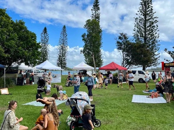 Ballina NIght Market STOCK image