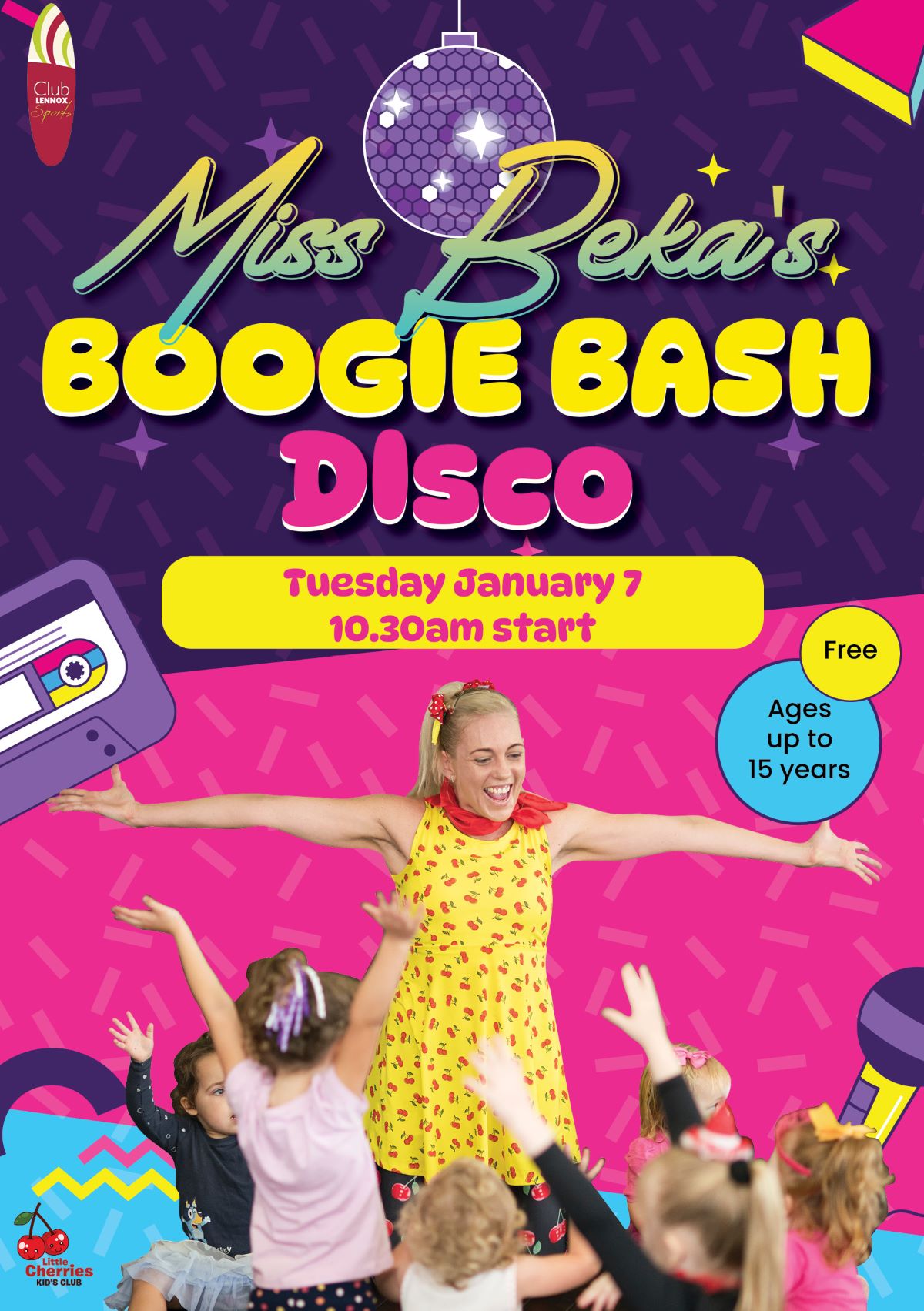 Boogie Bash Disco A5 Club lennox RS