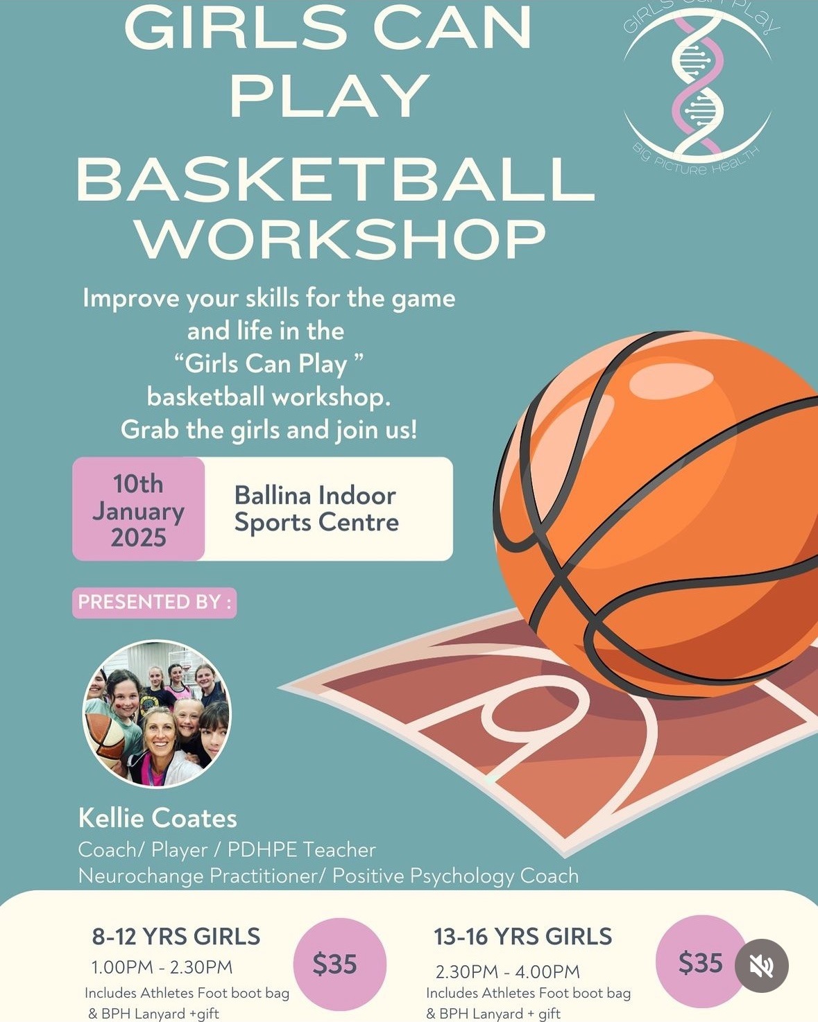 Girls Can Play Basketball Workshop