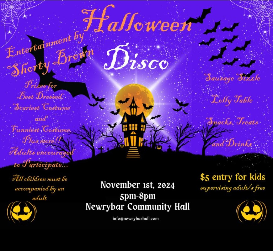 Newrybar Halloween Disco