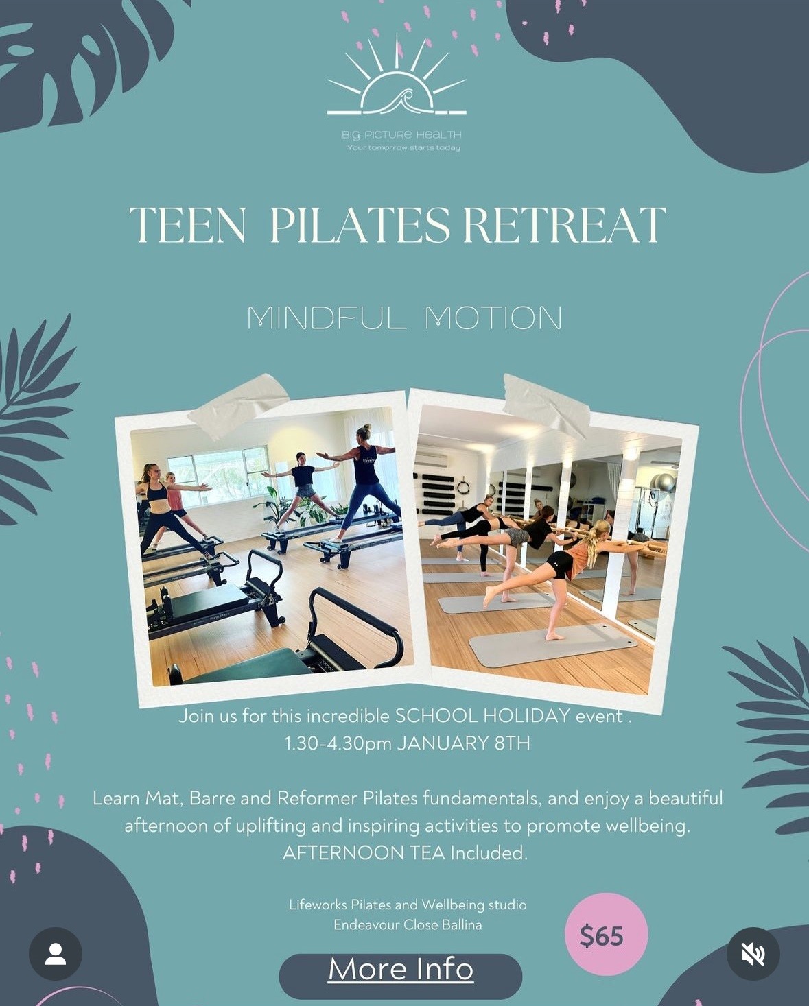 Teen Pilates Retreat