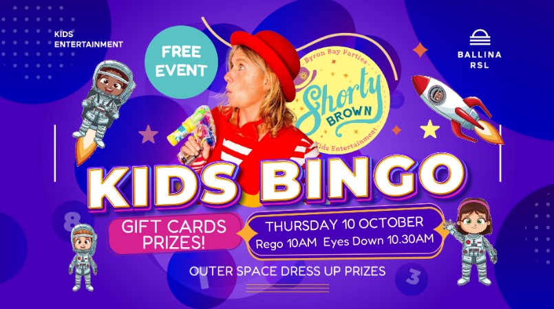 kIDS bINGO bALLINA rsl