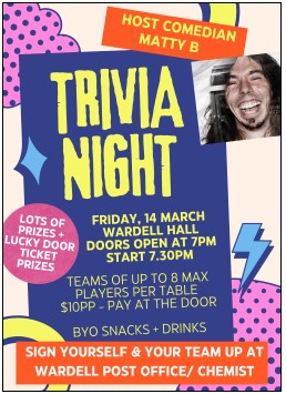 wardell trivia night